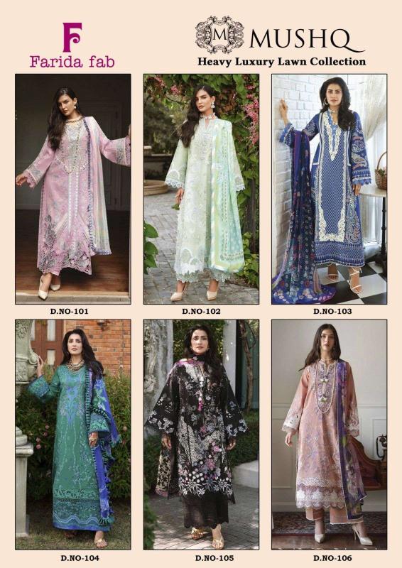 Farida fab mushq cotton salwar suit wholesale